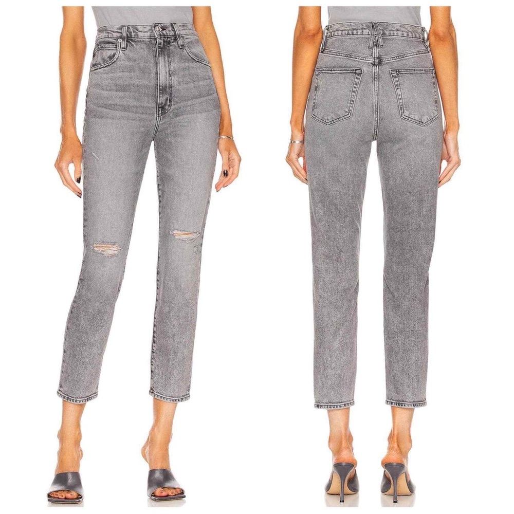 SLVRLAKE Beatnik Ankle Gray Denim Jeans